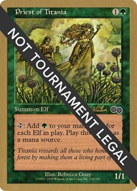 Priest of Titania - 2000 Janosch Kuhn (USG), World Championship Decks