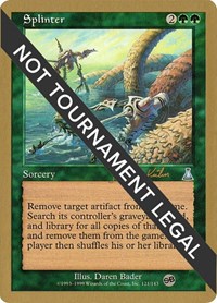Splinter - 2000 Janosch Kuhn (UDS) (SB), World Championship Decks