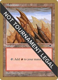Mountain (Left) - 1998 Ben Rubin (TMP), World Championship Decks