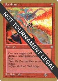 Pyroblast - 1998 Ben Rubin (ICE) (SB), World Championship Decks