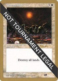 Armageddon - 1998 Brian Hacker (5ED) (SB), World Championship Decks