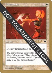 Disenchant - 1998 Brian Hacker (TMP), World Championship Decks