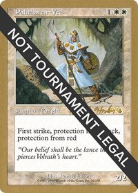 Paladin en-Vec - 1998 Brian Hacker (EXO), World Championship Decks