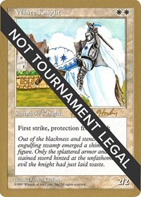 White Knight - 1998 Brian Hacker (5ED), World Championship Decks
