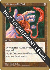 Nevinyrral's Disk - 1998 Randy Buehler (5ED), World Championship Decks