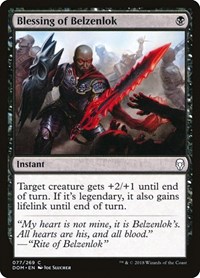 Blessing of Belzenlok, Dominaria