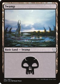 Swamp (261), Dominaria