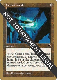 Cursed Scroll - 1999 Jakub Slemr (TMP), World Championship Decks