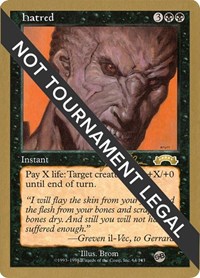 Hatred - 1999 Jakub Slemr (EXO) (SB), World Championship Decks