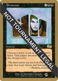 Persecute - 1999 Jakub Slemr (USG) (SB), World Championship Decks