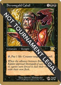 Stromgald Cabal - 1999 Jakub Slemr (6ED) (SB), World Championship Decks