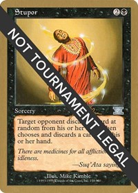 Stupor - 1999 Jakub Slemr (6ED), World Championship Decks