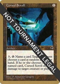 Cursed Scroll - 1999 Mark Le Pine (TMP), World Championship Decks