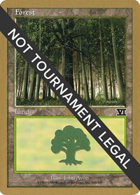 Forest (349) - 1999 Matt Linde (6ED), World Championship Decks
