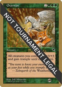 Overrun - 1999 Matt Linde (TMP) (SB), World Championship Decks