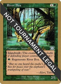 River Boa - 1999 Matt Linde (6ED), World Championship Decks