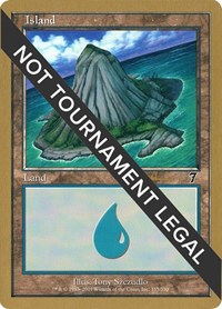 Island (335) - 2001 Alex Borteh (7ED), World Championship Decks