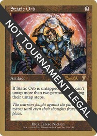 Static Orb - 2001 Alex Borteh (7ED), World Championship Decks