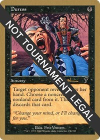 Duress - 2001 Antoine Ruel (7ED), World Championship Decks
