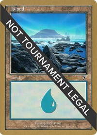 Island (334) - 2001 Antoine Ruel (7ED), World Championship Decks