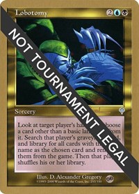 Lobotomy - 2001 Antoine Ruel (INV) (SB), World Championship Decks