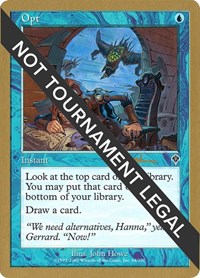Opt - 2001 Antoine Ruel (INV), World Championship Decks