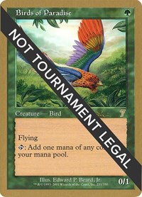 Birds of Paradise - 2001 Jan Tomcani (7ED), World Championship Decks