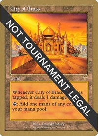 City of Brass - 2001 Jan Tomcani (7ED), World Championship Decks