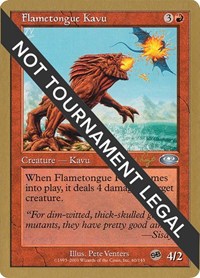 Flametongue Kavu - 2001 Jan Tomcani (PLS), World Championship Decks