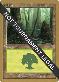 Forest (329) - 2001 Jan Tomcani (7ED), World Championship Decks