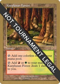 Karplusan Forest - 2001 Jan Tomcani (7ED), World Championship Decks