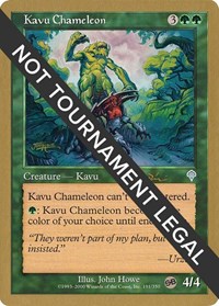 Kavu Chameleon - 2001 Jan Tomcani (INV) (SB), World Championship Decks