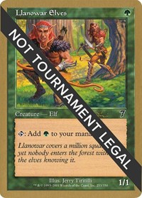 Llanowar Elves - 2001 Jan Tomcani (7ED), World Championship Decks