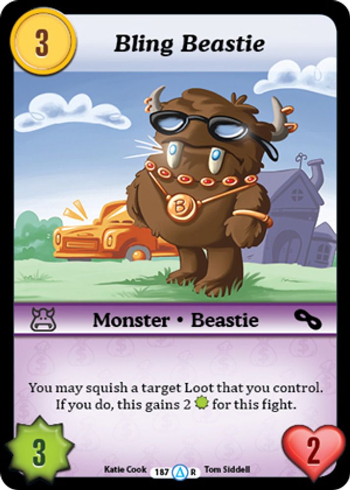 Bling Beastie, Standard, front