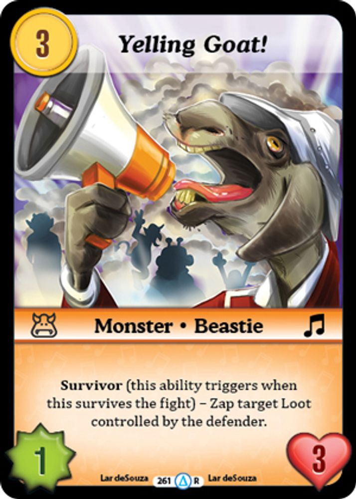 Yelling Goat!, Standard, front