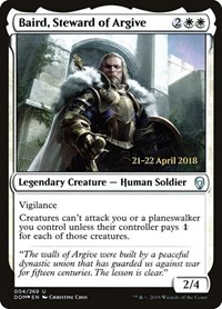 Baird, Steward of Argive, Prerelease Cards