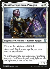 Danitha Capashen, Paragon, Prerelease Cards