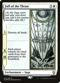 Fall of the Thran, Prerelease Cards