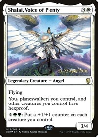 Shalai, Voice of Plenty, Prerelease Cards