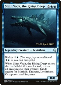Slinn Voda, the Rising Deep, Prerelease Cards