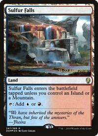 Sulfur Falls, Prerelease Cards