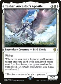 Teshar, Ancestor's Apostle, Prerelease Cards