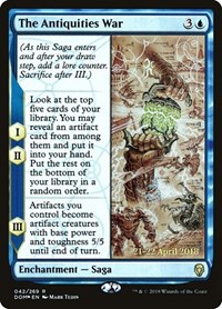 The Antiquities War, Prerelease Cards