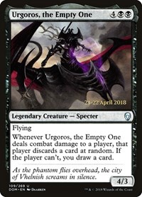 Urgoros, the Empty One, Prerelease Cards