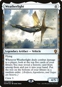 Weatherlight, Prerelease Cards
