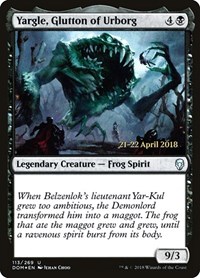 Yargle, Glutton of Urborg, Prerelease Cards