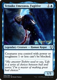 Tetsuko Umezawa, Fugitive, Prerelease Cards
