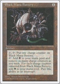 Black Mana Battery, Fourth Edition