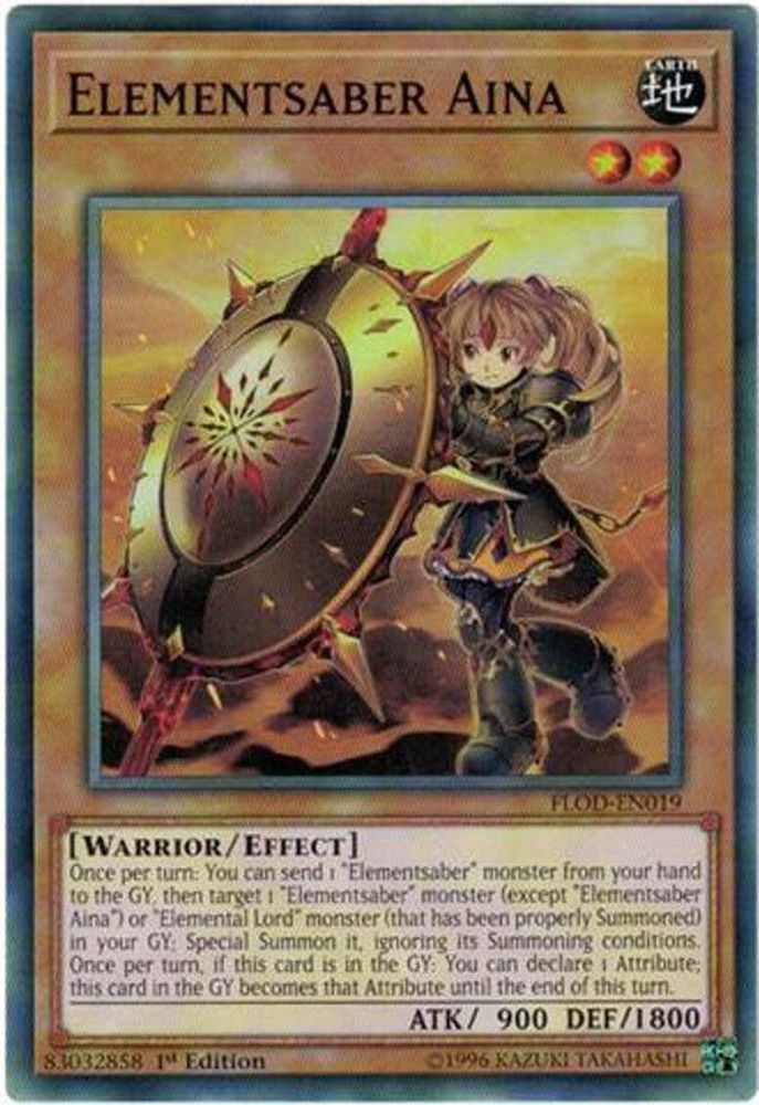 Elementsaber Aina, 1st-edition, front