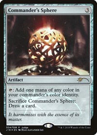 Commander's Sphere, Judge Promos
